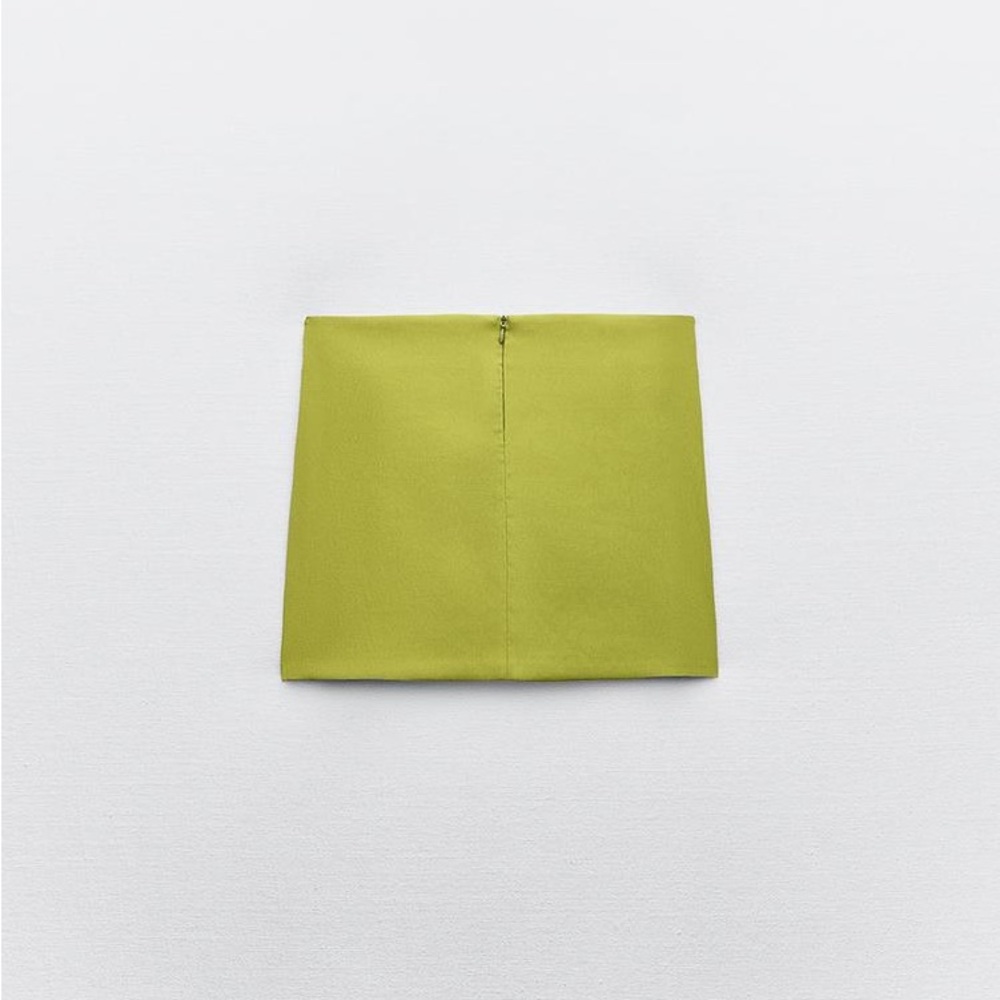 Zara Olive Green Off-Shoulder Skirt Set - Picture 10 of 11